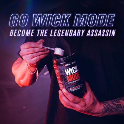 Jacked Factory X John Wick - Wick Mode Pre Workout Powder - Intense Energy, Battle-Rea Jacked FactoryBuy Supplements Australia