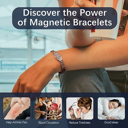Jecanori Copper Bracelets for Women,Classic Magnetic Copper Bracelet,Valentine's Day JecanoriBuy Supplements Australia