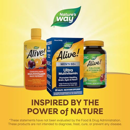 Nature's Way Alive! Men’s 50+ Daily Ultra Potency Complete Multivitamin Nature's WayBuy Supplements Australia