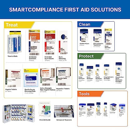 First Aid Only 1000-FAE-0103 50-Person SmartCompliance OSHA First Aid Kit First Aid OnlyBuy Supplements Australia