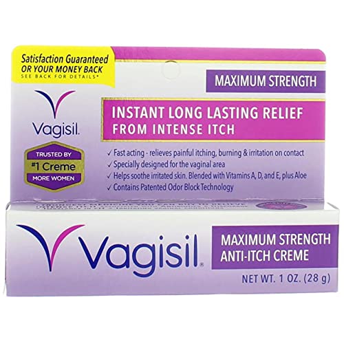 Vagisil Maximum Strength Anti-Itch Creme 1 oz (Pack of 2) VagisilBuy Supplements Australia