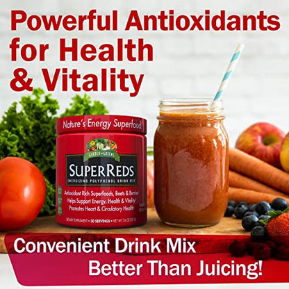 Garden Greens Super Reds Energizing Polyphenol Superfoods, Antioxidants, Powder Drink Garden GreensBuy Supplements Australia