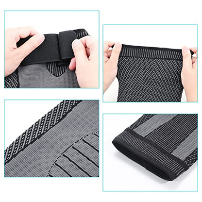 DAFUZ Tourmaline Acupressure self-Heating Shaping Knee Sleeve, Mugwort Acupressure DAFUZBuy Supplements Australia