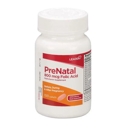 Leader Prenatal Multivitamin with 800mcg Folic Acid & Essential Nutrients for Healthy Pregnancy & Fetal Development, High Potency Vitamin LeaderBuy Supplements Australia