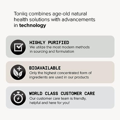 Toniiq Ultra High Strength Milk Thistle Capsules - 25,000mg 50x Concentrated Extract ToniiqBuy Supplements Australia