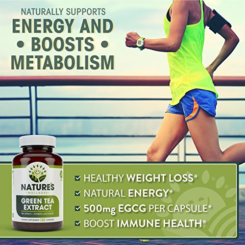 Green Tea Extract 98% Standardized with EGCG | Healthy Weight Support, Metabolism Natures WellnessBuy Supplements Australia