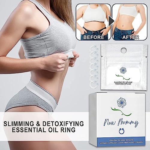 14Pcs Superslim S_limming & Detoxifying Essential Oil Ring, Firming Essential Oil Ring Heath SecretBuy Supplements Australia