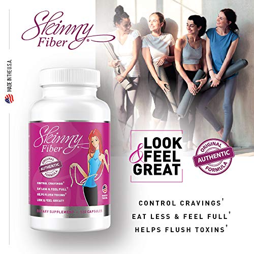 Skinny Fiber 120 Capsules, Appetite Suppressant Effective Weight Management for Women Skinny FiberBuy Supplements Australia