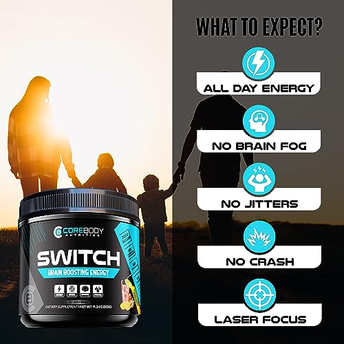 Switch, Brain Boosting Nootropic Energy Supplement, Increase Mental Focus & Cognitive CoreBody NutritionBuy Supplements Australia