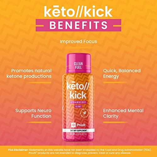 Pruvit Keto Kick Strawberry Kiwi Exogenous Ketones Exalt The Benefits of Natural Slim PRÜVITBuy Supplements Australia