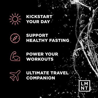 LMNT Zero-Sugar Electrolytes - Raspberry Salt - Hydration Powder Packets | No Dodgy Drink LMNTBuy Supplements Australia