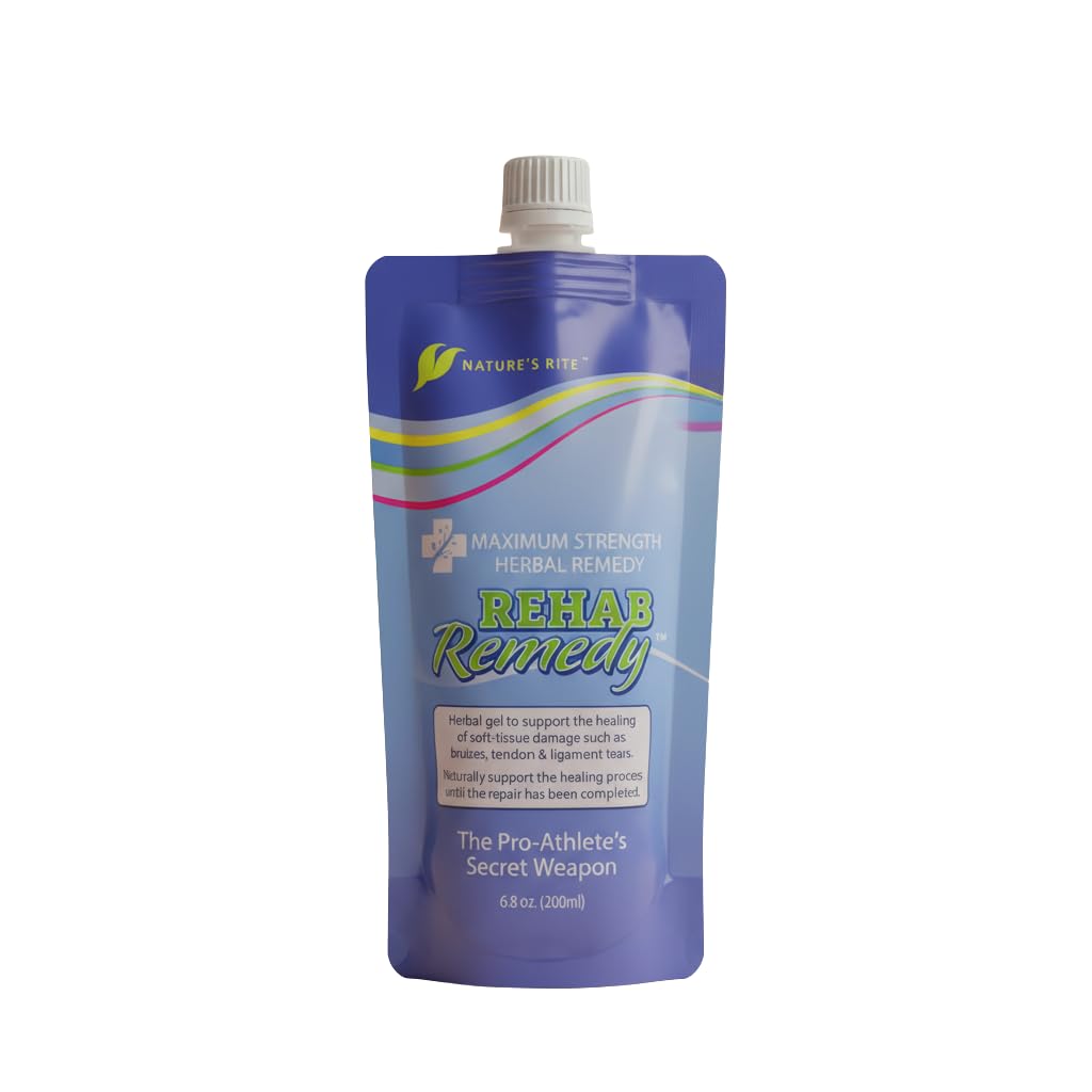 Nature's Rite Rehab Remedy Gel, 6.8 OZ (200ML), Soothing, Fast Acting, Non-Greasy Muscle Relief with Natural Ingredients Nature's RiteBuy Supplements Australia
