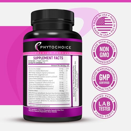 Liver Cleanse Detox & Repair All-in-One Liver Health Support Supplement-Herbal Complex PHYTOCHOICEBuy Supplements Australia