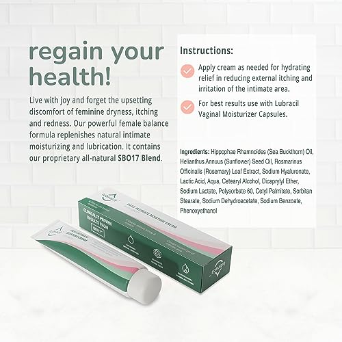 Lubracil - Topical Vulva Cream - Daily Care Moisturizer Helping with Vaginal Dryness, Burning, LubracilBuy Supplements Australia