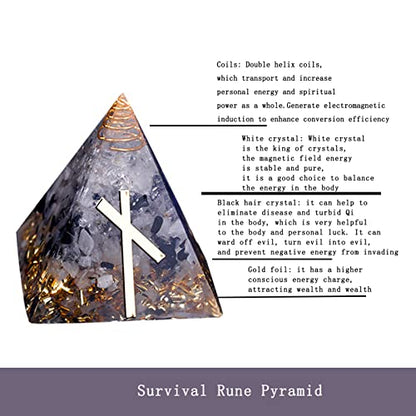 Chrikidor,Rune Pyramid，Orgone Pyramid Crystal Energy Generator Orgonite Balancing ChrikidorBuy Supplements Australia