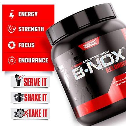 Betancourt Nutrition B-Nox Reloaded Pre Workout | Energy + Focus | Beta Alanine Betancourt NutritionBuy Supplements Australia