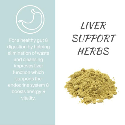 Vital All-in-One Daily Powdered Supplement - Natural Greens Superfood Powder for Energy & Health, Super Greens Powder Drink Mix with Probiotic & Antioxidant Support - Lemon & Ginger, 4.23 oz (120 g) VitalBuy Supplements Australia