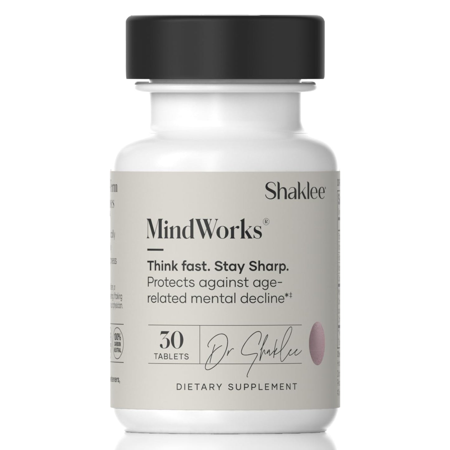 Shaklee MindWorks® - Brain Health Supplement for Brain Sharpness & Focus - Supported Nutrients & Extracts - Chardonnay Grape Seed Polyphenols, Guarana Extract, Vitamins B6, B12, Folate - 30 Tablets ShakleeBuy Supplements Australia