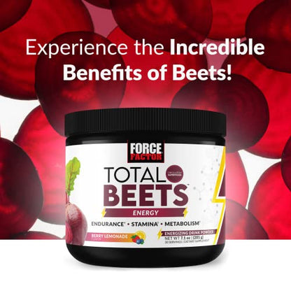 FORCE FACTOR Total Beets Beet Root Powder with Energy, NO3-T Nitrates to Support Force FactorBuy Supplements Australia