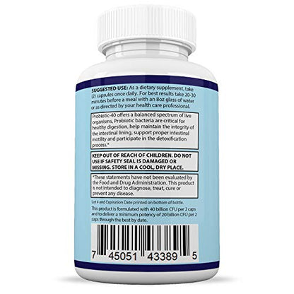 Justified Laboratories (3 Pack) Clear Nails Plus Max Pills 40 Billion CFU Probiotic 60 Caps Justified LaboratoriesBuy Supplements Australia