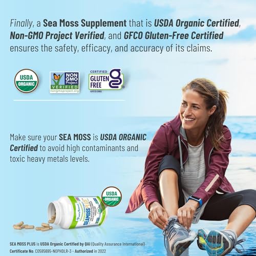 Power By Naturals Sea Moss Plus - USDA Certified Organic Wildcrafted Irish Power By NaturalsBuy Supplements Australia