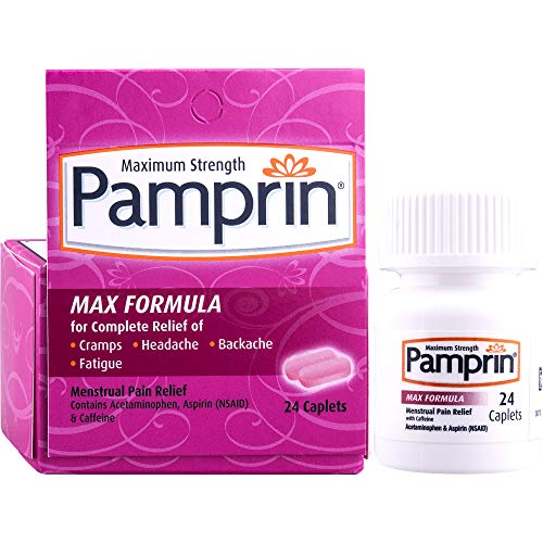 Pamprin Max Menstrual Pain Relief, Maximum Strength, Caplets, 24 ct. PamprinBuy Supplements Australia