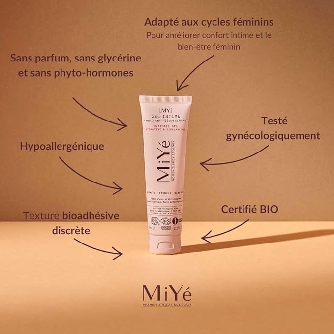 MiYé [MY] Moisturizing and rebalancing intimate gel certified organic | Blue lily of the valley MiYéBuy Supplements Australia