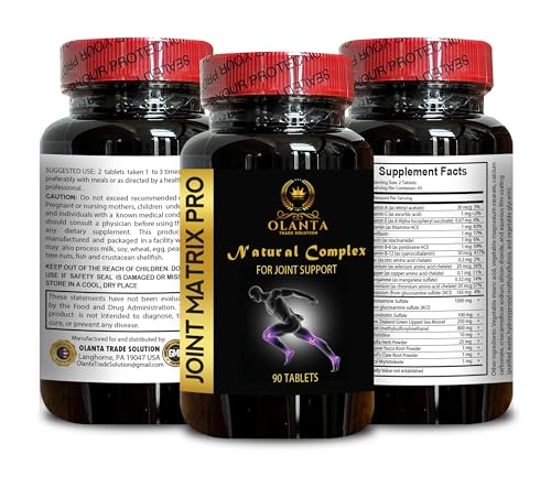 Joint Matrix PRO Natural Complex - Support Muscle Recovery, Full Joint Support, Flexibility Supplements, Natural Muscle Support - 2 Bottles 180 Tablets OLANTA TRADE SOLUTIONBuy Supplements Australia