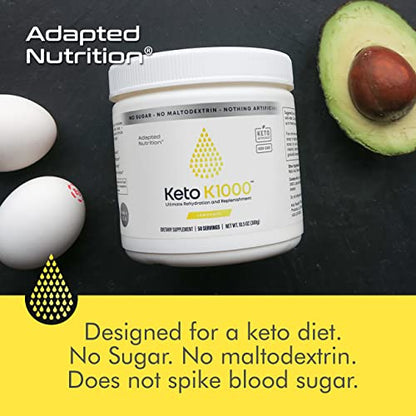 Hi-Lyte Keto K1000 Electrolyte Powder | Lemonade | Hydration Supplement Drink Mix Hi-LyteBuy Supplements Australia