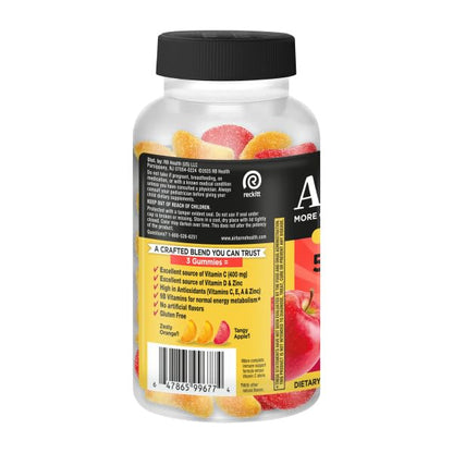 Airborne 400mg Vitamin C Gummies for Adults & Children, Immune Essentials Daily Immune Support Supplement with Vitamins C & E - Orchard Fruit Flavor, 132 Gummies (Pack of 2) AirborneBuy Supplements Australia