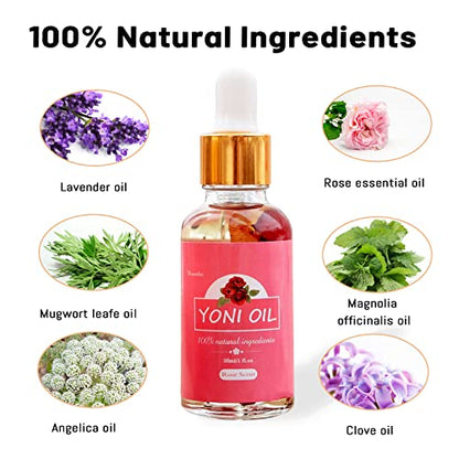 2 Packs Yoni Oil for Women, All Natural Feminine Oil Intimate Deodorant for Women, Ph Balanced WovarkieBuy Supplements Australia