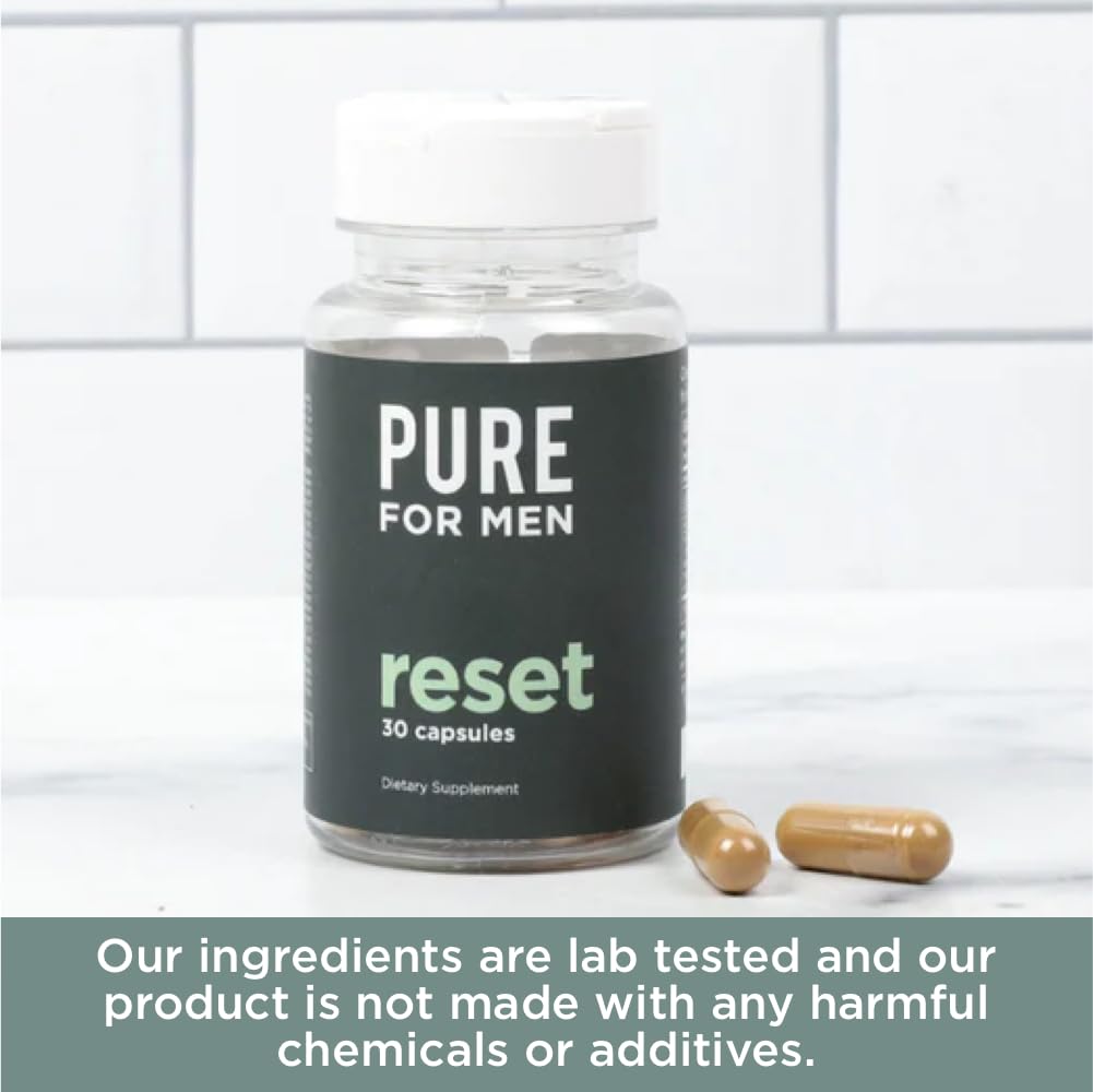 Pure for Men Detox Supplement, Reset | Promotes Digestive & Gut Health Pure for MenBuy Supplements Australia
