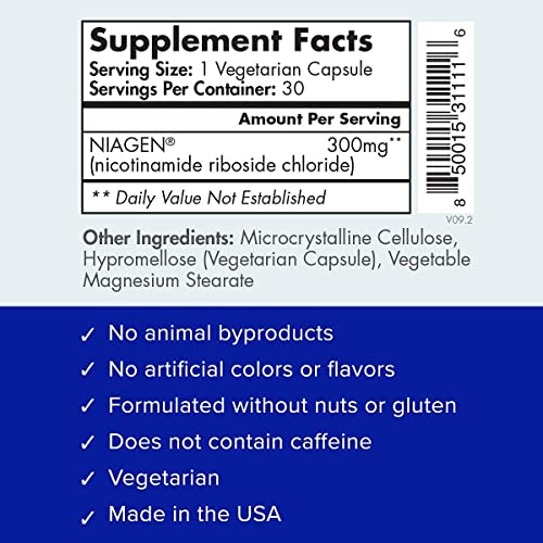TRU NIAGEN - Patented Nicotinamide Riboside NAD+ Supplement. NR Supports TRU NIAGENBuy Supplements Australia
