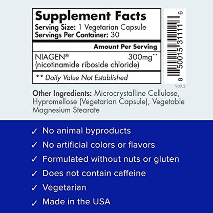 TRU NIAGEN - Patented Nicotinamide Riboside NAD+ Supplement. NR Supports TRU NIAGENBuy Supplements Australia