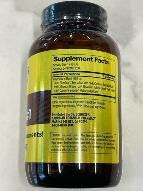 Dr. Schulze's Intestinal Formula #1 | All Natural Bowel Cleanse | Promotes Regular Dr. Schulze'sBuy Supplements Australia