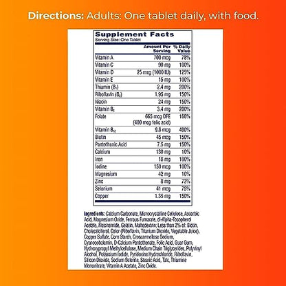 ONE A DAY Womens Complete Daily Multivitamin with Vitamin A, B , C, D, and E, Calcium ONE A DAYBuy Supplements Australia