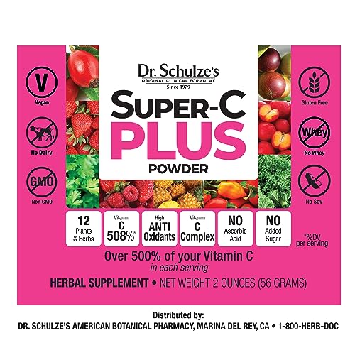 Dr. Schulze's | Super-C Plus Powder | Vitamin C Complex | Clinical Herbal Formula Dr. Schulze'sBuy Supplements Australia