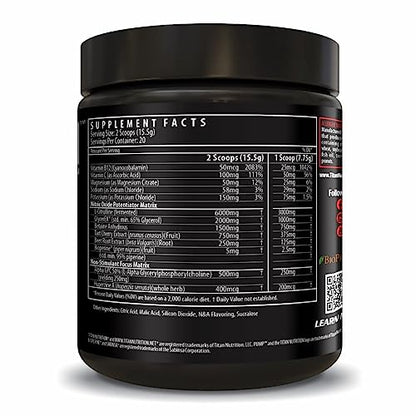 Pump- Nitric Oxide Boosting Stack Stim Free: Loaded with Citruline Malate for Maximum Pump and Blood Flow with an Added Mental Edge Complex for Increased Focus (Rainbow Tart)
