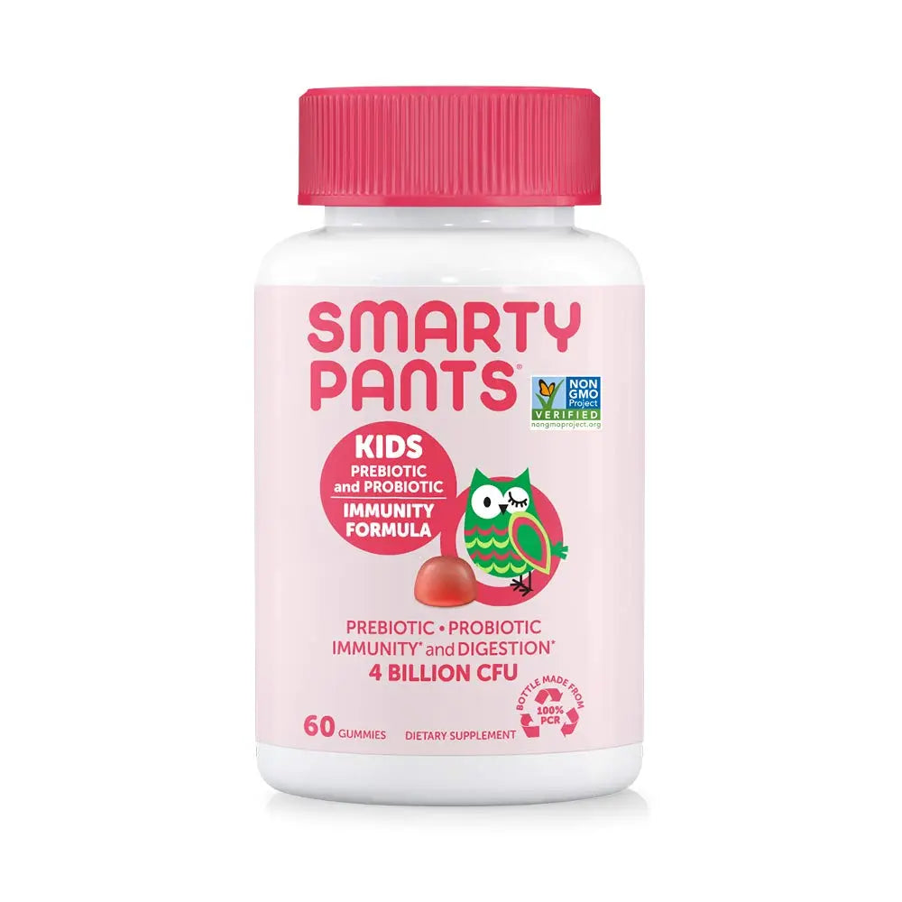 SmartyPants Organic Toddler Multivitamin Gummies: Probiotics & Kids Probiotic Immunity Gummies: Prebiotics & Probiotics for Digestive Health and Immune Support Supplement SmartyPantsBuy Supplements Australia