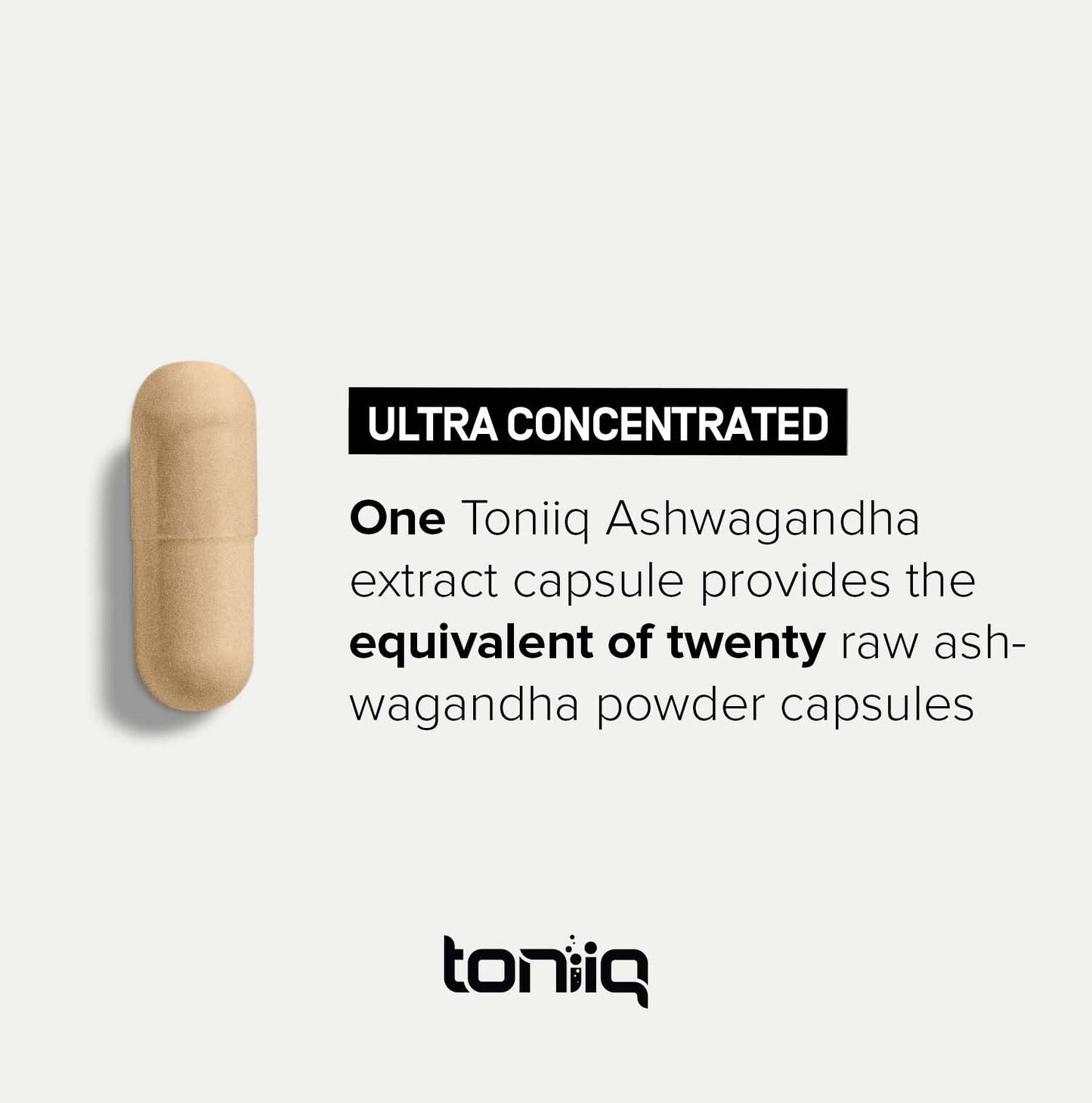 Toniiq 26,000mg 20x Concentrated Extract - 10% Withanolides - Ultra High Strength ToniiqBuy Supplements Australia