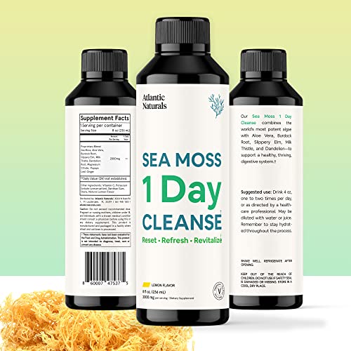 Sea Moss 1 Day Cleanse - Full Body Detox to support bowel movements, Kidney Health Atlantic NaturalsBuy Supplements Australia