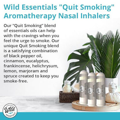 Wild Essentials 3 Pack of Quit Smoking Aromatherapy Nasal Inhalers Made mEssentialsBuy Supplements Australia