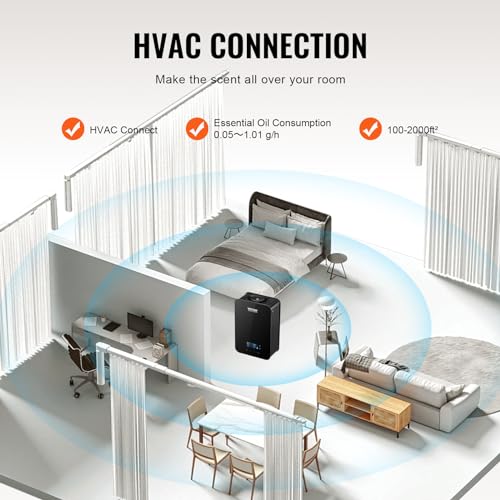 VEVOR Upgrade HVAC Scent Diffuser, Smart Scent Air Machine for Home, 180ML with Cold Air Technology VEVORBuy Supplements Australia