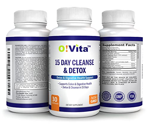 O!VITA 15-Day Cleanse and Detox Supports Digestive and Colon Health, Special Formula O!VITABuy Supplements Australia