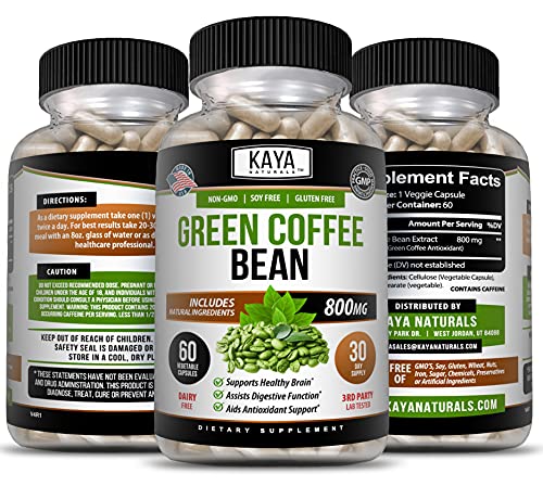 Kaya Naturals Green Coffee Bean 60ct - Weight Management Kaya NaturalsBuy Supplements Australia