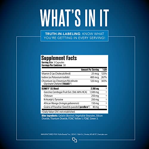 Siren Labs Slimify Advanced Fat Burner for Weight Loss - Garcinia Cambogia, African Mango SIRENLABSBuy Supplements Australia