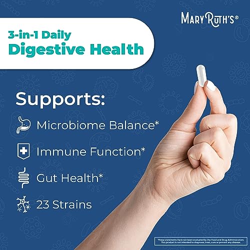 Mary Ruth's 3 in 1 Digestive Health Probiotic, 30 CT MaryRuth OrganicsBuy Supplements Australia