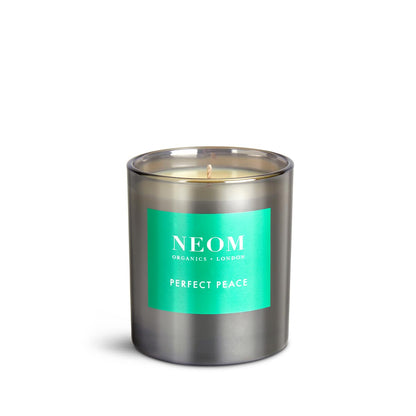 NEOM- Perfect Peace Luxury Scented Candle | Pine, Myrrh & Lime Peel | Christmas Gift… (1 Wick) NeomBuy Supplements Australia